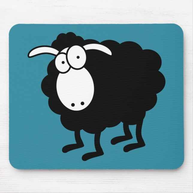 Mousepad Carneiro negro (Frente)