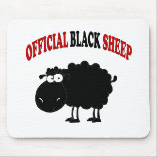 Mousepad Carneiro preto engraçado