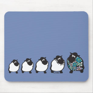Mousepad Carneiros gastos Mousemat do divertimento