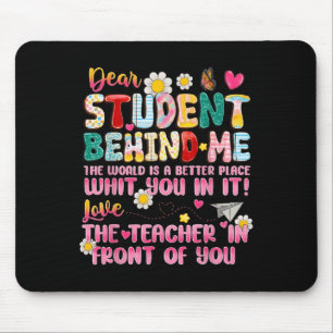 Mousepad Caro Estudante Atrás De Mim De Volta Ao Professor
