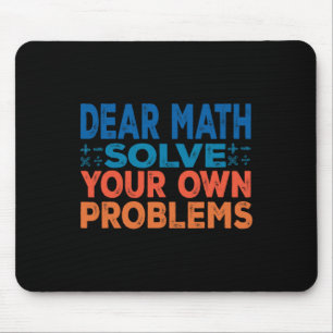 Mousepad Caro Matemático Resolve Seus Próprios Problemas En