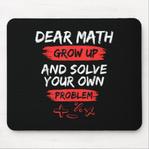 Mousepad Caro Math Cita Engraçado Para Professora E Estudan