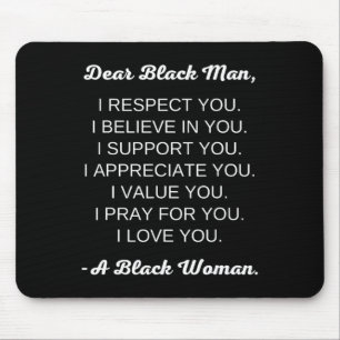 Mousepad Caro Negro Negro Amor Negra Relações com Negros