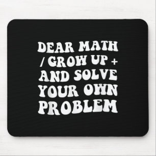 Mousepad Caro professor Retro Matemático Vintage, 70 anos,