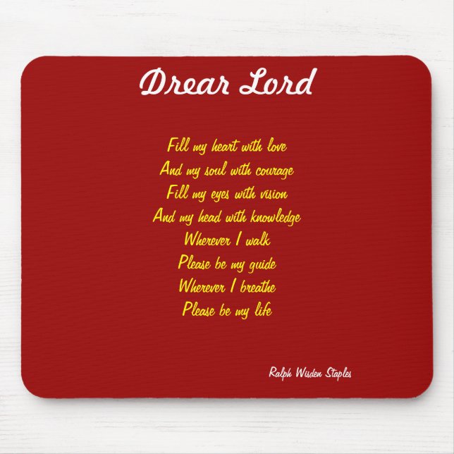 Mousepad Caro Senhor (Frente)