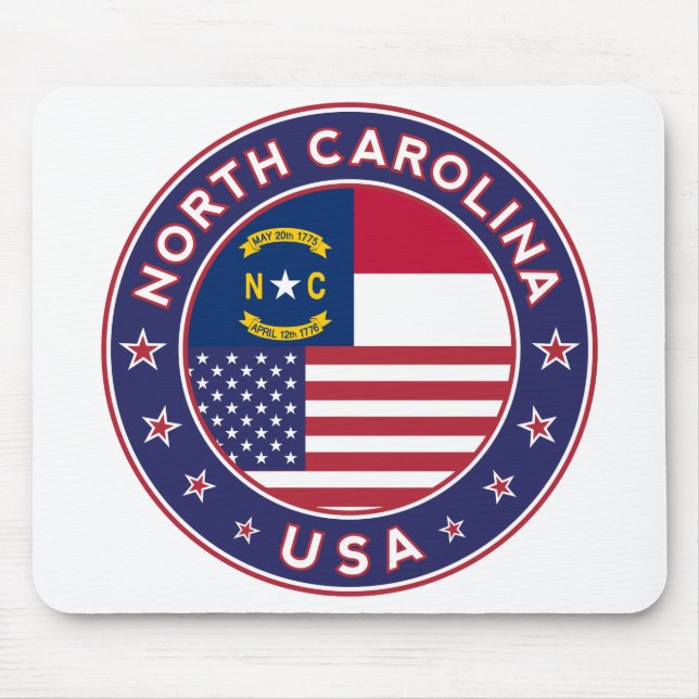 Mousepad Carolina do Norte (Frente)