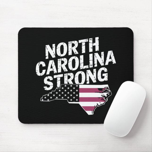 Mousepad Carolina do Norte Forte Com a Bandeira do Estado d (Com mouse)