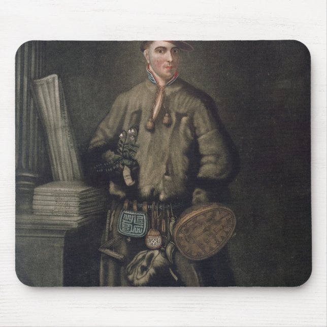 Mousepad Carolus Linnaeus em seu vestido de Lapland (Frente)
