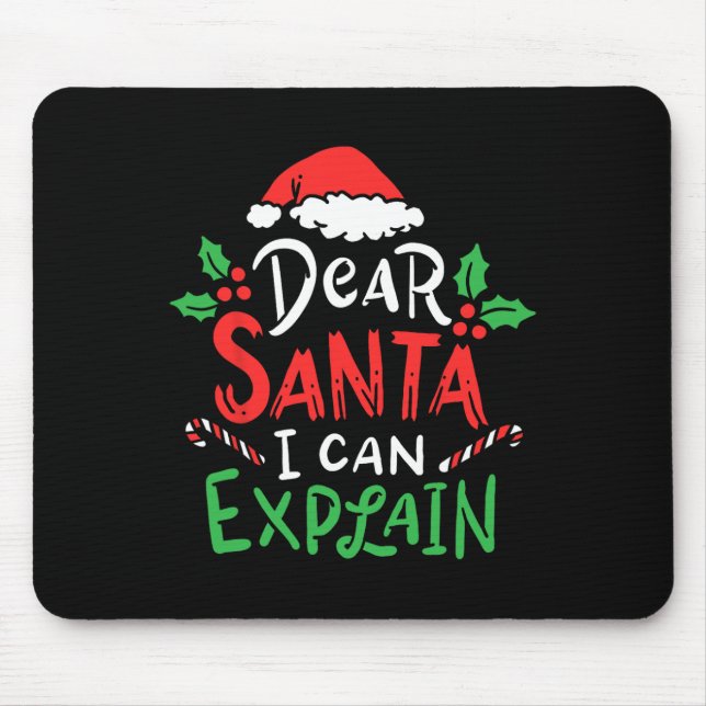 Mousepad Caros Papais noeis De Natal Posso Explicar Papais  (Frente)