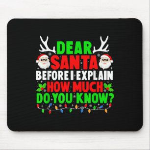 Mousepad Caros Papais noeis, Posso Explicar Os Homens Da Fa