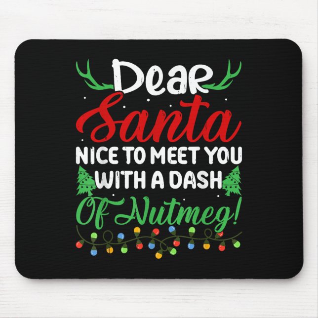 Mousepad Caros Papais noeis, Prazer Em Conhecê-Lo! (Frente)