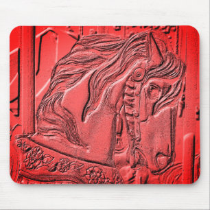 Mousepad Carousel Horse Art
