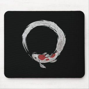Mousepad Carpa Koi Japonesa Asiática Vintage, Nishikigoi, P