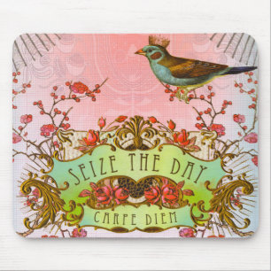 Mousepad Carpe Diem apreende o tapete do rato do dia