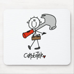 Mousepad Carpinteiro Com Martelo