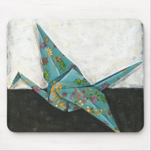 Mousepad Carrana Origami com Designs Florais