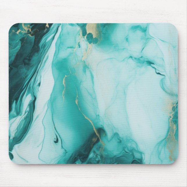 Mousepad Carrara Verde-água (Frente)