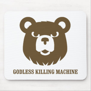 Mousepad carrega a camiseta engraçada godless do humor das