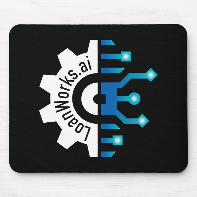 Mousepad Carregador de Mouse do LoanWorks+ - Preto (Frente)