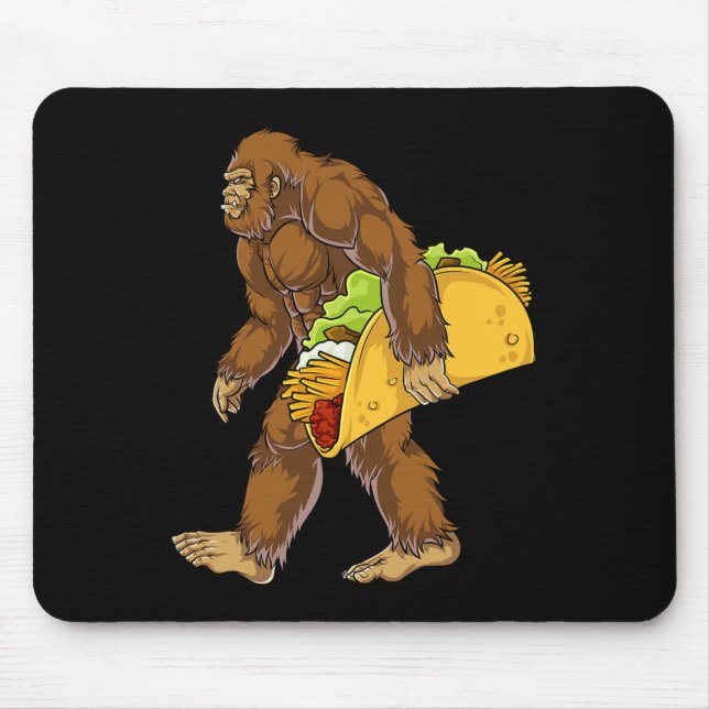 Mousepad Carregando Grande Taco Funny Cinco De Mayo Boys Me (Frente)