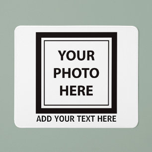 Mousepad Carregar Foto de Imagem e Adicionar Texto - Person
