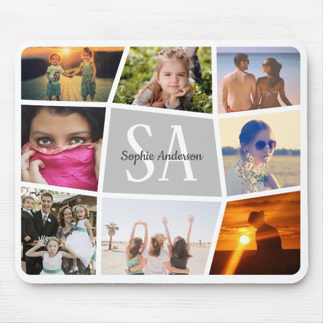 Mousepad Carregar foto monograma (Frente)