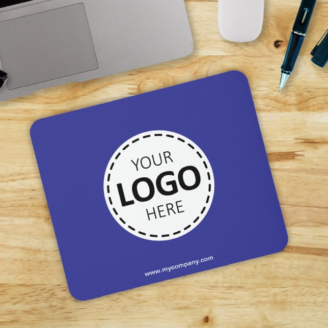 Mousepad Carregar logotipo azul simples moderno (Criador carregado)