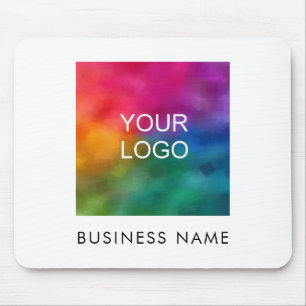 Mousepad Carregue e adicione o logotipo da sua empresa Text