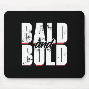 Mousepad Carreira Bald Cabeça Bald Cabeça Cálida Alopecia C