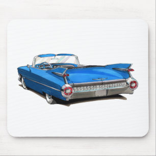 Mousepad Carro 1959 do azul do cadillac