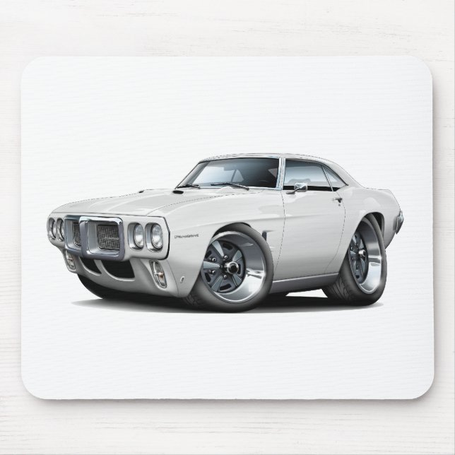 Mousepad Carro 1969 do branco de Firebird (Frente)