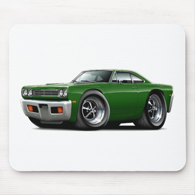 Mousepad Carro 1969 verde do Roadrunner (Frente)