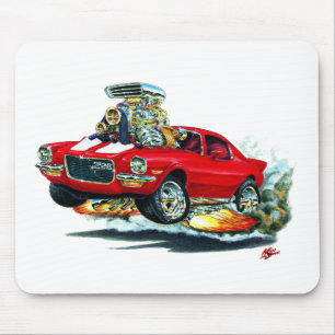 Mousepad Carro 1970-72 Vermelho-Branco de Camaro