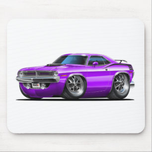 Mousepad Carro 1970 do roxo de Plymouth Cuda