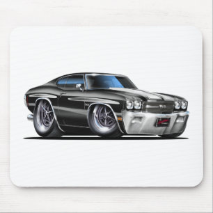 Mousepad Carro 1970 Preto-Branco de Chevelle