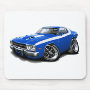 Mousepad Carro 1973-74 Azul-Branco do Roadrunner