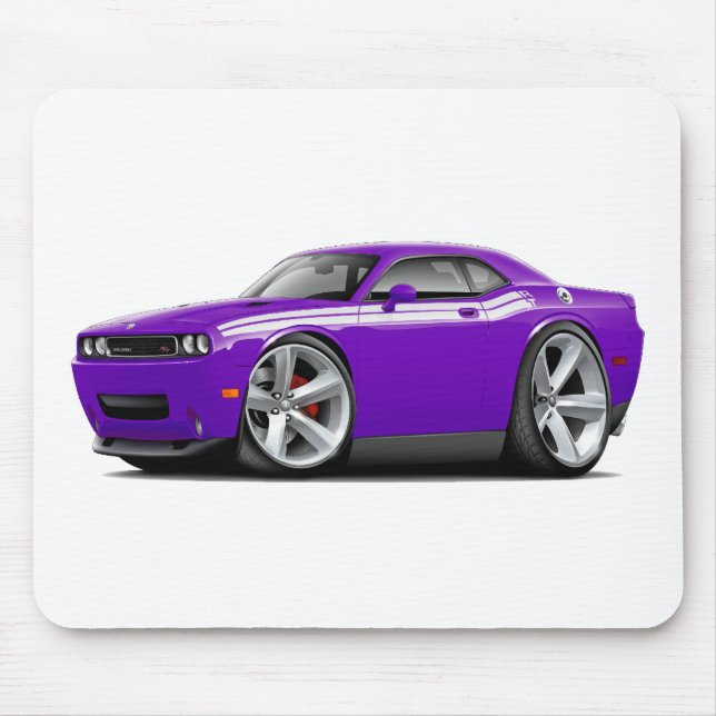 Mousepad Carro 2009-11 Roxo-Branco do RT do desafiador (Frente)