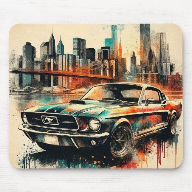 Mousepad carro americano (Frente)