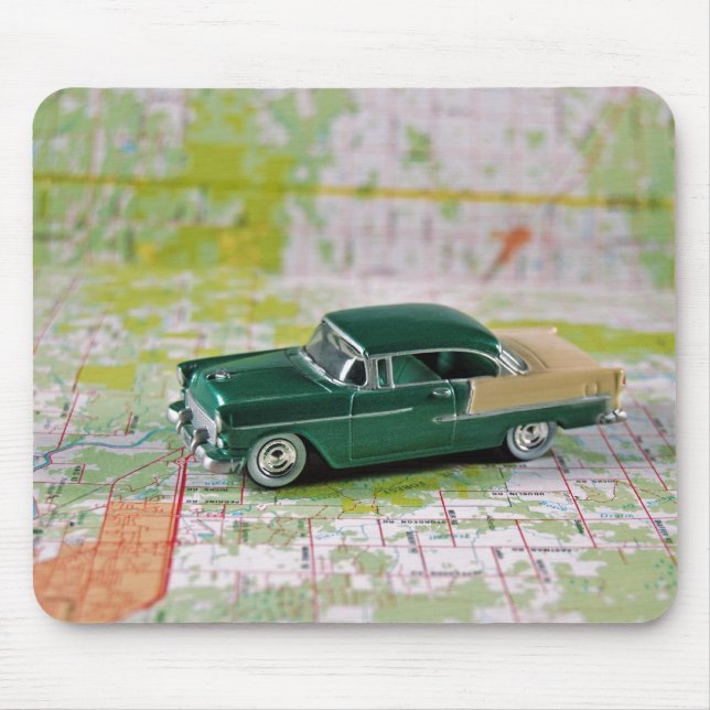 Mousepad Carro de 1955 num Roteiro (Frente)
