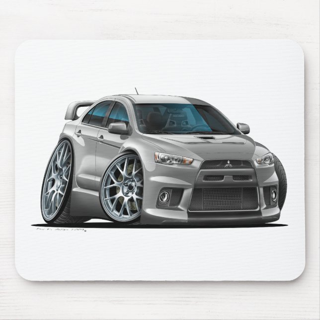 Mousepad Carro de prata de Mitsubishi (Frente)