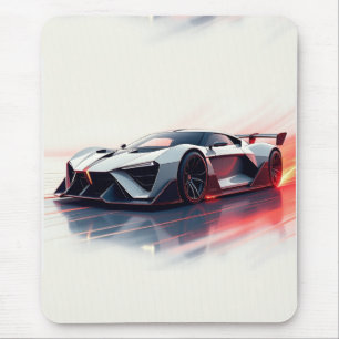 Mousepad Carro desportivo futurístico - Design inteligente