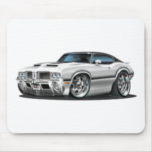 Mousepad Carro do branco do cutelo 442 dos velhos