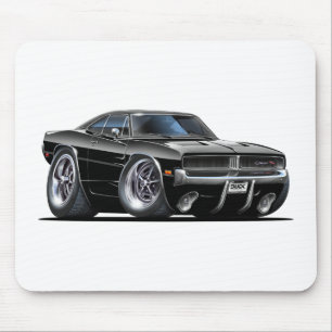 Mousepad Carro do preto do carregador de Dodge