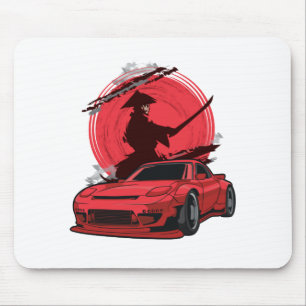 Mousepad Carro Japonês Samurai RX7