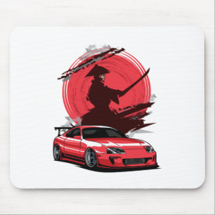 Mousepad Carro Japonês Samurai Supra