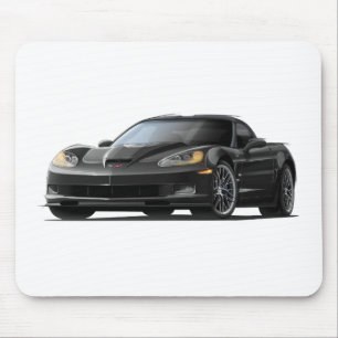 Mousepad Carro preto de Corveta ZR1