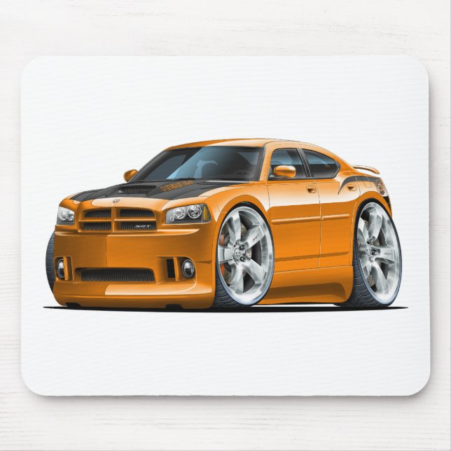 Mousepad Carro super da laranja da abelha do carregador de (Frente)