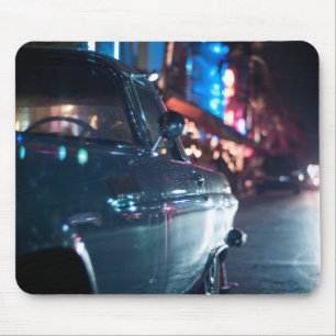 Mousepad Carro vintage da movimentação do oceano