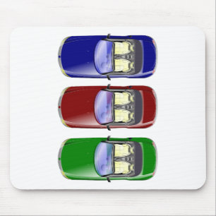 Mousepad Carros coloridos