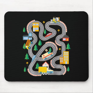 Mousepad Carros de Jovens Jogam em Pai Ck Race Track Mat Da